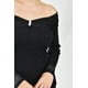 thumbnail image 4 of Blusa off-shoulder Roman Fashion /Juvenil, 83346 (Negro) negro G, 4 of 6
