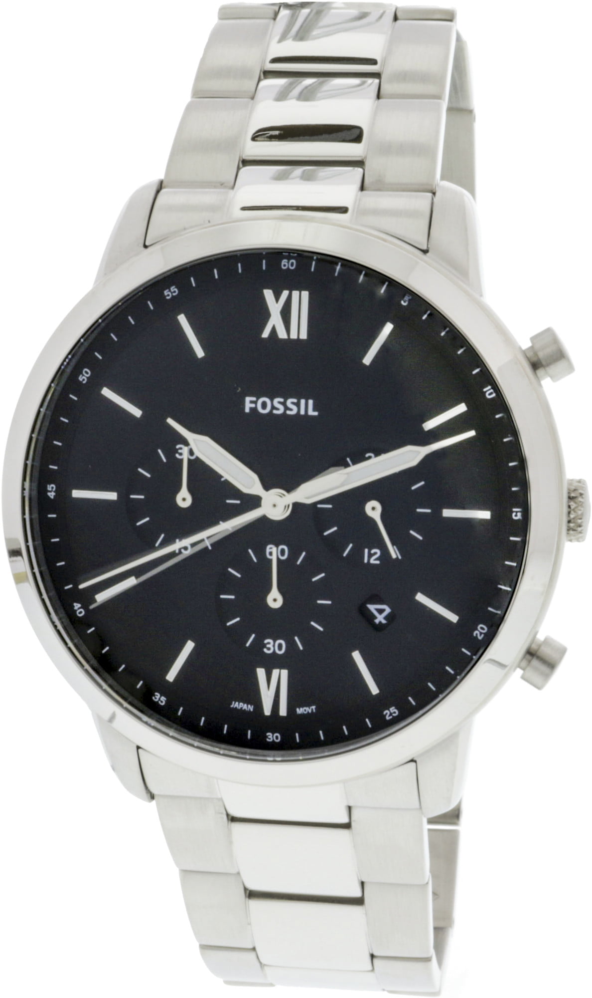 Fossil Men's Neutra Chronograph FS5384 Silver Stainless-Steel Japanese ...