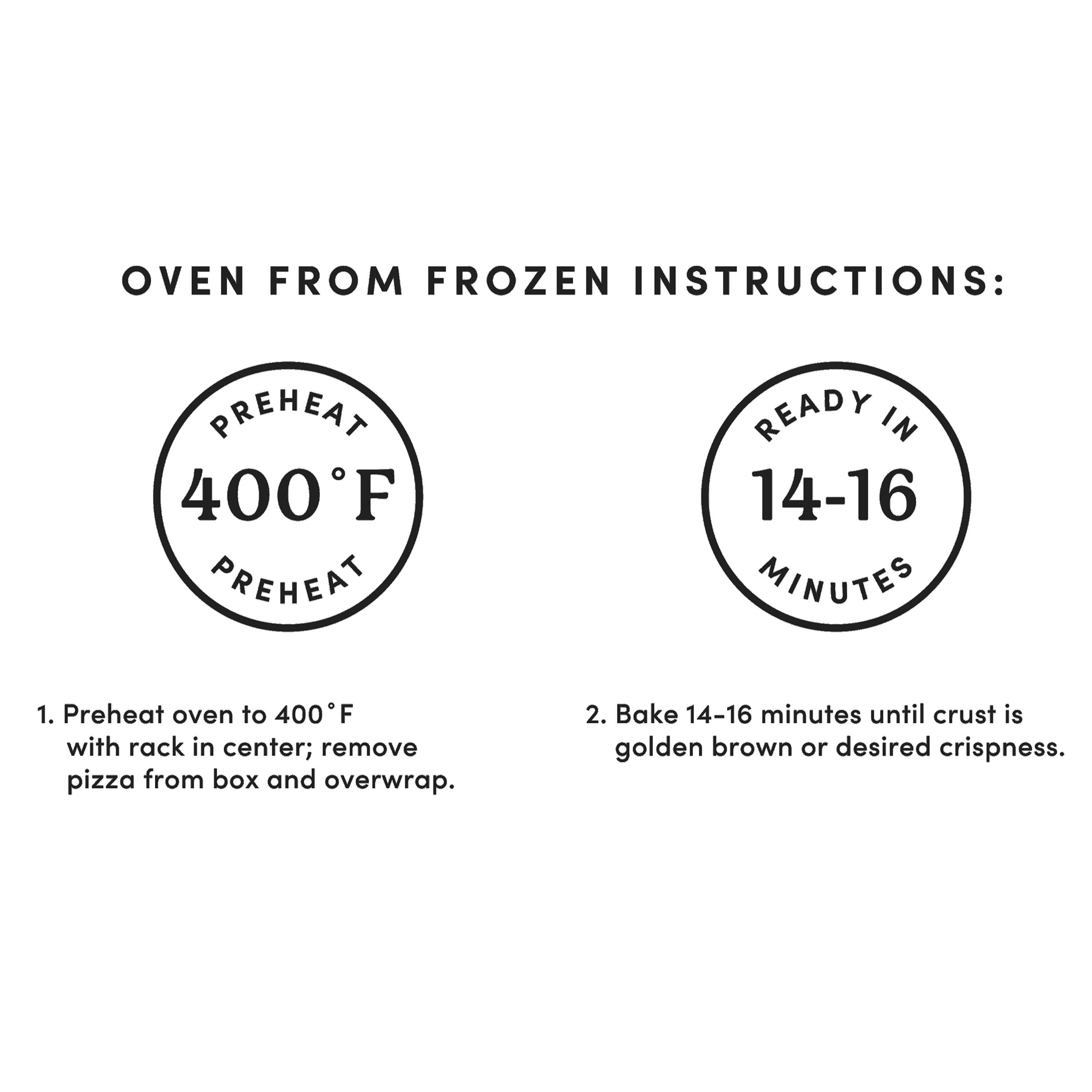 bettergoods Italian Wood-Fired Margherita Pizza, 14.6 oz (Frozen)