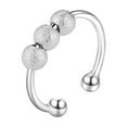 thumbnail image 1 of Anxiety Rings for Men Women Open Finger Rings with Beads Stress Reliever Rings for Anxiety Stress Relieving Jewellery, 1 of 2