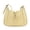 Yellow, variant on Leather Shoulder Bags for Women Zipper Clutch Underarm Purse Ladies Fashion Shopping Handbag for Weekend Shopping White
