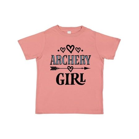 

Inktastic Archery Girl Bow Hunting Gift Toddler Toddler Girl T-Shirt
