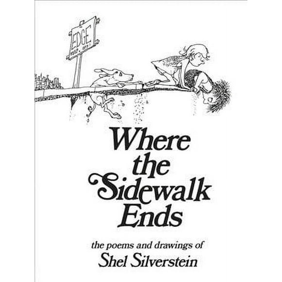 Pre-owned Where the Sidewalk Ends : The Poems and Drawings of Shel Silverstein, Hardcover by Silverstein, Shel, ISBN 0060256672, ISBN-13 9780060256678