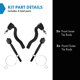 thumbnail image 2 of Trq Juego De Barras De Acoplamiento Delanteras Interiores Y Exteriores Compatibles Con Dodge Durango Jeep Grand Cherokee 2016-2022, 2 of 5
