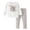 White, variant on Nwiuh Girls Clothes Sweatshirt Casual Outfit for Girl Leggings 2 Piece Fall Pants Set (White, 9-10 Years)