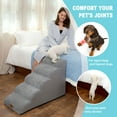 thumbnail image 4 of PetSafe Curved Dog Stairs – Foam Ramp for Small Pets, Non-Slip Ladder for Bed & Sofa with Waterproof Cover, 4 of 5