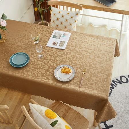 

BESHOM Waterproof Table cloth Rectangle Heavy Duty Wipeable Cover for Kitchen&Garden