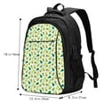 thumbnail image 5 of Balery Cartoon Fruit Print USB Charging Backpack for Men and Women - Water-Resistant, Anti-Theft Laptop Backpack with USB Port for Travel, Work, School, and College, 5 of 7