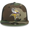 thumbnail image 2 of Youth New Era Camo Minnesota Vikings  Main Trucker 9FIFTY Snapback Hat, 2 of 5