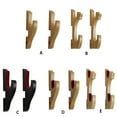 thumbnail image 2 of QualitChoice 2pack/lot Wall-Mounted Solid Wood Organize Multiple Easy Installation Home Wall-Mounted Gun Storage Rack type+4, 2 of 6