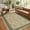 pink and green, variant on GlowSol Floral 2x6 Kitchen Rugs, Washable Indoor Vintage Hallway Runner with Non Slip Back Low Pile Ultra Thin Bordered Oriental Throw Carpet Mat for Entryway Laundry Bedroom, Red