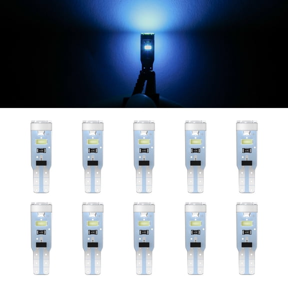 SCITOO 10x Instrument Cluster Dash Panel Lights T5-5-3014-SMD-Ice Blue For 530i 2012-2013 For 535i 2011-2016 For 550i 2011-2016 For M5 2012-2016 For Chevrolet