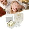 thumbnail image 2 of WMGHA Romantic Gifts for Her Rose Ring Box Jewelry Box Artificial Flowers Eternal Rose Box Anniversary Wedding Valentines Day Christmas Birthday Thanksgiving Gifts for Mom Wife Girlfriend Women, 2 of 7