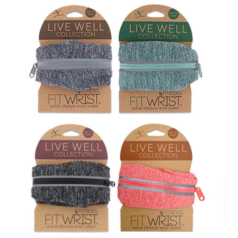 Travel Wrist Wallet With Zipper - Hidden Pocket For Cash, Cards & Keys