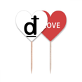 thumbnail image 1 of Símbolo de la divisa dong vietnamita Palillos de dientes bandera etiqueta de amor selección de pastelitos, 1 of 4