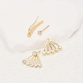 thumbnail image 2 of Boho Crystal Ear Jacket Earrings Rhinestone Ear Climber Earrings Jewelry For Women Girls, 2 of 5