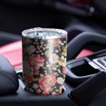 thumbnail image 4 of 30oz Pioneer Flower Tumblers Stainless Steel Tumbler with Lid and Straw,Vacuum Insulated Double Wall Travel Tumbler Cups Mug with Cleaning Brush for Coffee,Tea, 4 of 7
