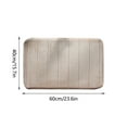 thumbnail image 2 of Christmas Saving Clearance! Sruiluo Cobblestone-Embossed Bathroom Rugs Bath Mat Memory Foam Pad Floor Rugs Carpets Doormat, Super Soft, Non-Slip, Quick-Drying, Room Decor, Rose Red, 15.7x23.6, 2 of 8