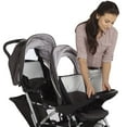 Graco DuoGlider Click Connect Double Stroller, Glacier, 27.37 lbs