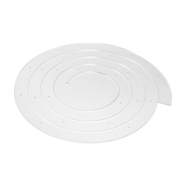 Decoración acrílica en espiral para tartas de cumpleaños, adorno expandible para tartas, foto 30 centímetros