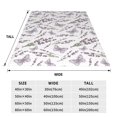thumbnail image 3 of Susaid Lavender And Butterfly Print Microfiber Cleaning Cloth, Multi-Functional Cleaning Towels, Highly Absorbent Cleaning Rags,Cleaning Cloths for Car Kitchen Home-50"x40", 3 of 7