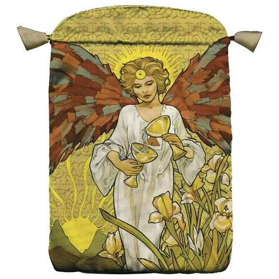Golden Art Nouveau Tarot: Golden Art Nouveau Tarot Satin Bag (Other)