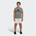 thumbnail image 3 of adidas Boys' Plus Size Adi Classic 3-Stripe Shorts, Collegiate Navy, 3 of 5