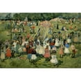 thumbnail image 2 of Prendergast, Maurice Brazil 24x18 Black Modern Framed Museum Art Print Titled - May Day Central Park, 2 of 4