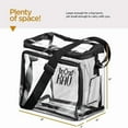 thumbnail image 5 of KAV Klarity Transparent Lunch Bag for Men & Women, PVC Plastic Lunch Box with Adjustable Shoulder Strap, Handle, and Freezer Safe, 5 of 5