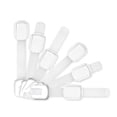 thumbnail image 1 of 6 Pack Adjustable Reusable Child Safety Latches and Latches, Door Window, Cabinet, Toilet and Fridge, Child Safety Latches with Adhesive Pads, White, 1 of 4
