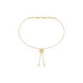 thumbnail image 2 of ARAIYA FINE JEWELRY 14K Yellow Gold Round Diamond Bolo Bracelet (1/10 cttw, I2-I3 Clarity, I-J Color) 9", 2 of 5