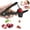 Black, variant on Cherry Pitter Tool,Cherry Pitter Cherries Stone Remover Tool for Making Cherry Jam,Cherry & Olive Pitter with Space-Saving Lock Design