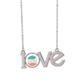 thumbnail image 1 of mas Coloré Guirlande Illustration Amour Collier Pendentif Bijoux, 1 of 3