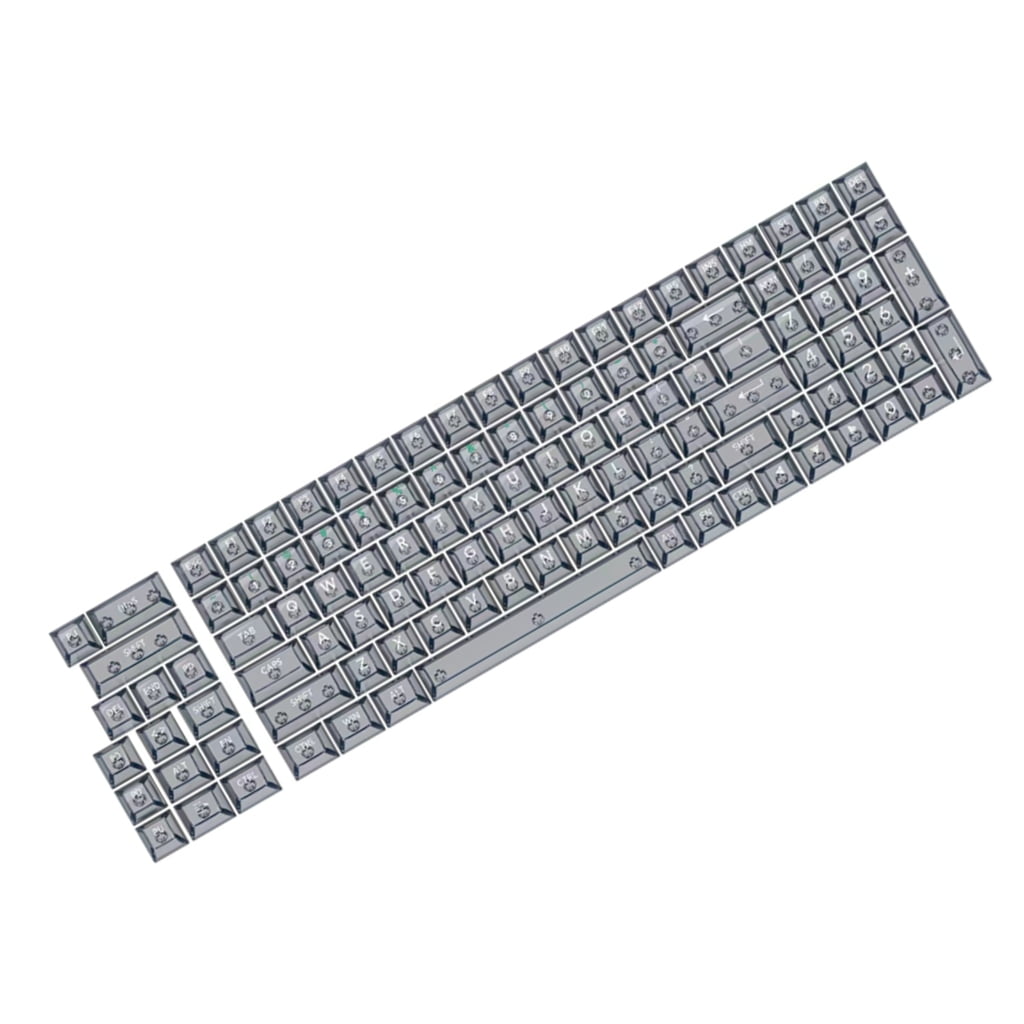 Unique Design Clear Keycaps for Mechanical Keyboards Resistant to Smudges and Dust Ergonomic Keycaps Easy to Use