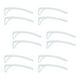 thumbnail image 3 of 12 soportes de silicona para las orejas para gafas, agarraderas para los brazos, antideslizantes. Blanco, 3 of 9