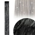 thumbnail image 3 of ZTTD Guirlande de Cheveux Lot de 6 Pcs Guirlande de Cheveux à Clipser 20 Pouces Extensions de Cheveux en Guirlande Pailletée à Clipser Kit de Guirlande de Cheveux Fête Festival Accessoires de Cheveux Féeriques pour Femmes, 3 of 5