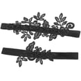 thumbnail image 1 of KAKOWELY 1 Juego de ligas de boda, ligas de encaje, ligas de muslo para novia, cinturones para piernas, bandas para muslos, 1 of 4