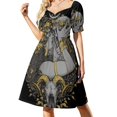 thumbnail image 1 of Vestido de manga corta E WITCH, vestido estilo coreano, vestidos, 1 of 7