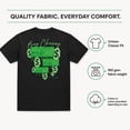 thumbnail image 6 of Bag Chasing Graphic T-Shirt, Unisex Classic Fit Money Print Tee, 6 of 9