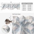 thumbnail image 6 of Tie Up Valance Curtain for Kitchen,Summer Coconut Tree on Vintage Wood Grain Rod Pocket Short Curtains Adjustable Tie-Up Shade Valances,Seaside Plants Window Treatment for Bathroom Living Room, 6 of 9