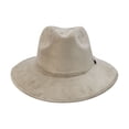 thumbnail image 3 of Sombrero Unisex Beige Gamuzina Gamuza Sintética Indiana L Nueva Imagen, 3 of 5
