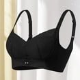 thumbnail image 7 of Bixock Push Up Bra for Women No Underwire Wireless Bra Lace Splicing Lift Support Breathable Abjustable Straps Everyday Casual Comfortable Women Under Wear, 7 of 7