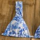 thumbnail image 3 of Gibobby Conjunto de traje de baño de bikini Conjunto de bikini degradado para mujer, traje de baño sexy de dos piezas, traje de baño, traje de playa, est(Azul,XL), 3 of 5
