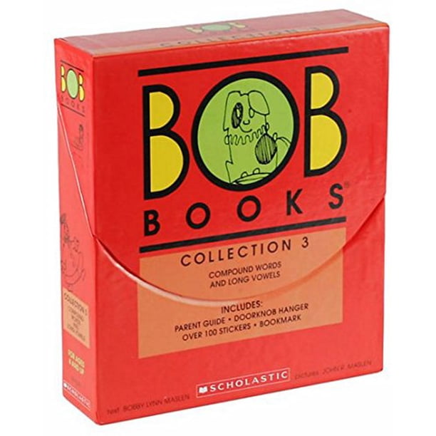 Bob Books Collection 3 Compound Words And Long Vowels Red Box 