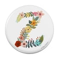 thumbnail image 1 of Letter Z Floral Monogram Initial Kitchen Refrigerator Locker Button Magnet, 1 of 6