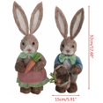 thumbnail image 3 of De Paja Conejito Decoraciones De Pascua Lindos Suministros De Decoración Navideña Para Mesa Junto A La Cama Cateissary HA047023-01, 3 of 3