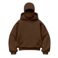 thumbnail image 4 of Kids Hoodie Buil𝐭 In Balaclav𝐚 Unisex Boys Girls Balaclav𝐚 Hoodies Sweatshirts Double Layer Windproof Warm Y2𝐊 Clothes, 4 of 8
