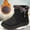 Black, variant on Babysbule Snow Boots for Women Women's Cotton Shoes Set Foot Short To Keep Warm Women's Snow Boots