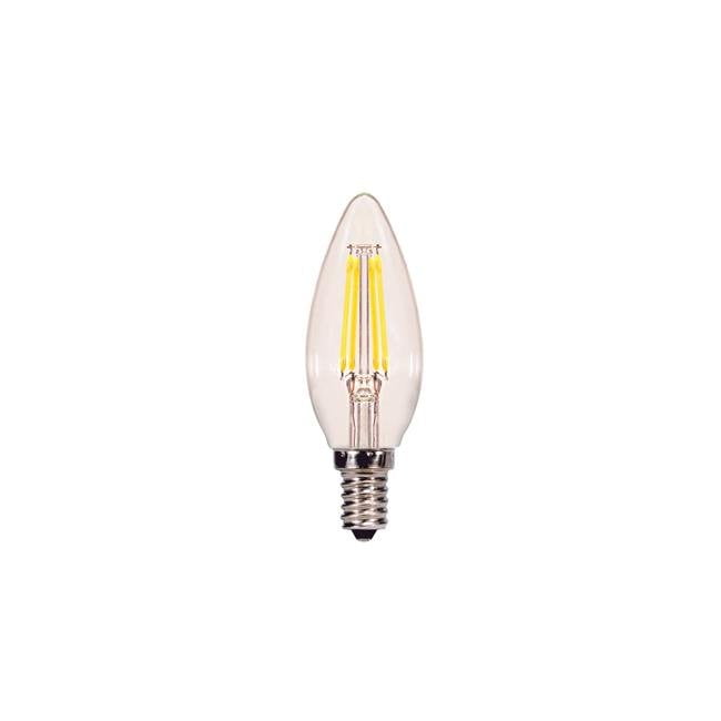 Satco Antique Filament LED 4.5 Watt 2700K E26 Medium base T10 Light Bulb 