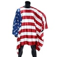 thumbnail image 6 of vlrwzc America Flag Clothinng Wearable American Flag Top USA Flag Outfits Patriotic Cape for 4th of July Independence Day, 6 of 7
